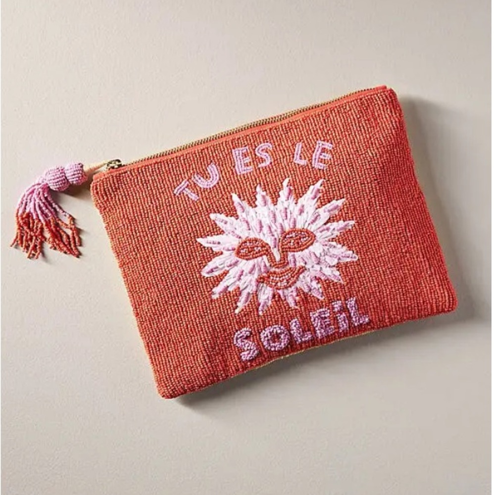 ANISA MAKHOUL
Top-Zip Pouch - Red
NWT